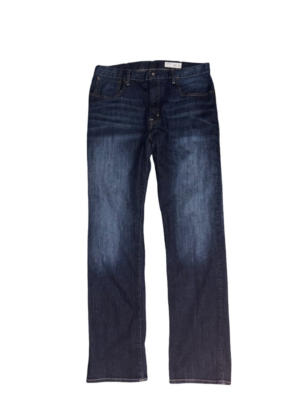 Sz.36x34*Cremieux*Men's Dark Wash Classic Straight Leg Jeans